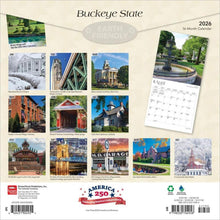 Load image into Gallery viewer, Browntrout Buckeye State 2026 12 x 12 Wall Calendar
