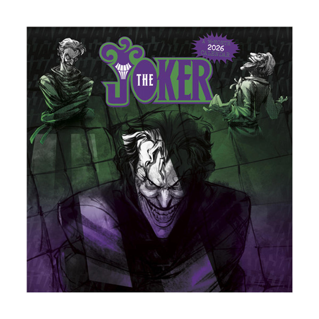 Trends International Joker 2026 12 x 12 Wall Calendar