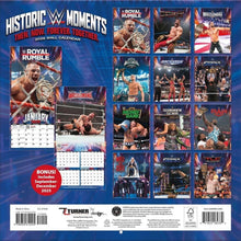 Load image into Gallery viewer, Turner WWE Historic Events 12x12 2026 Wall Calendar
