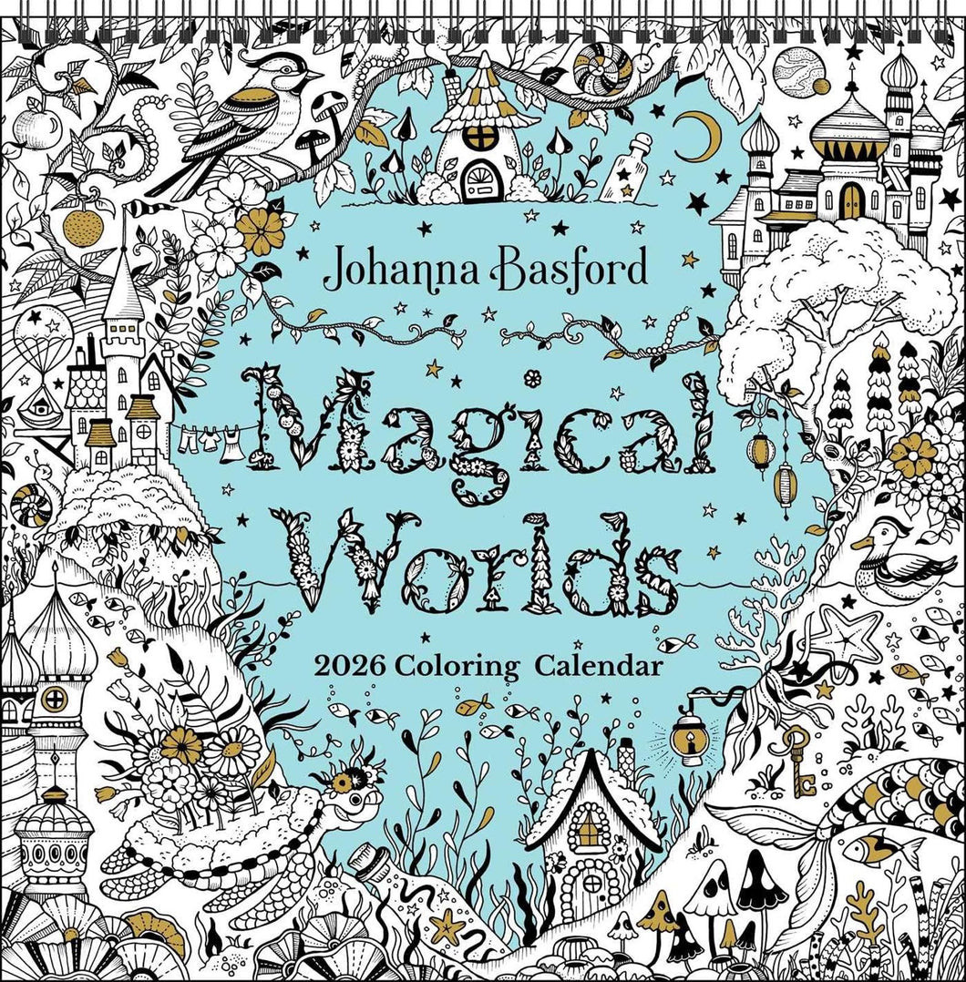 Andrews McMeel Johanna Basford's 2026 Coloring Wall Calendar
