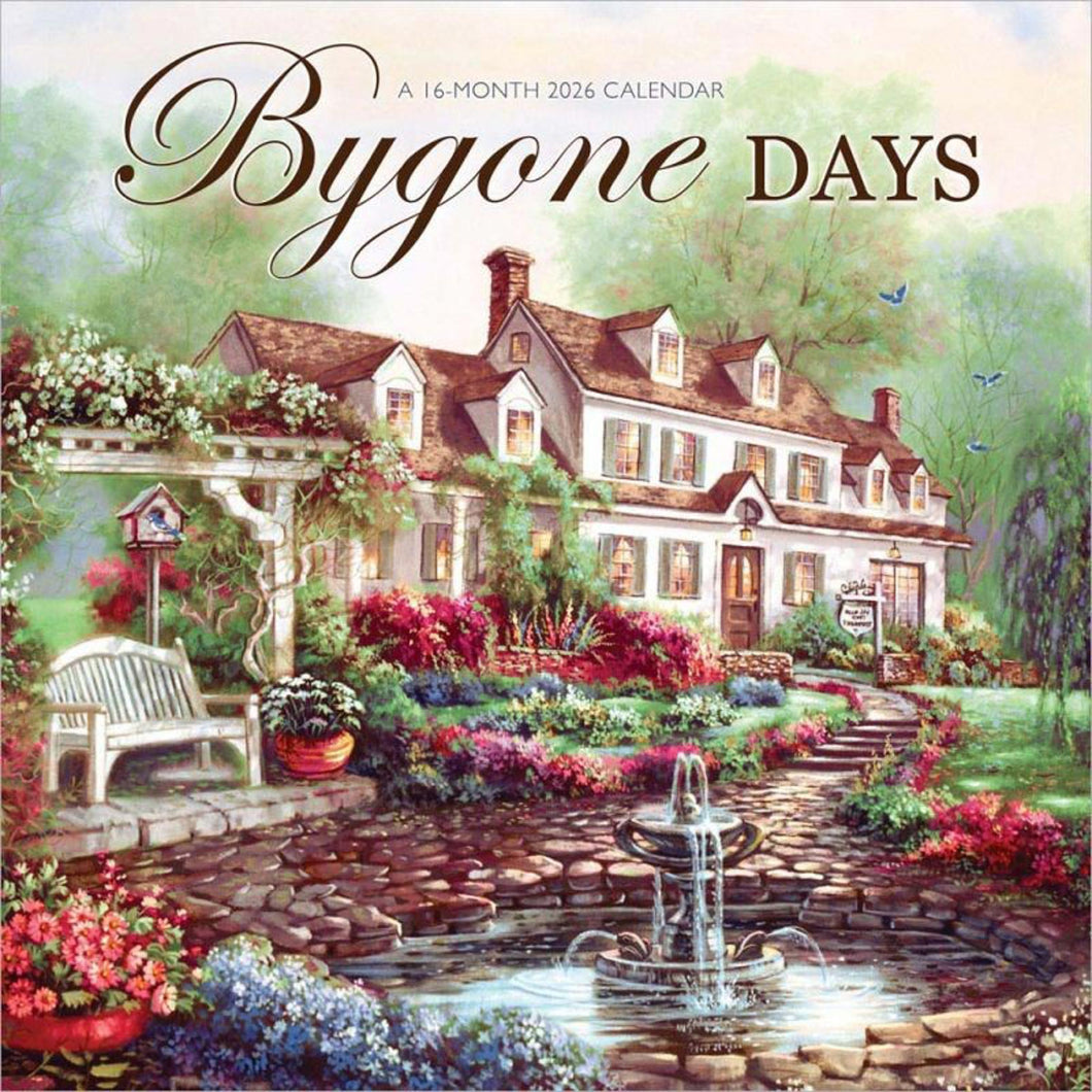Browntrout Bygone Days 2026 12 x 12 Wall Calendar