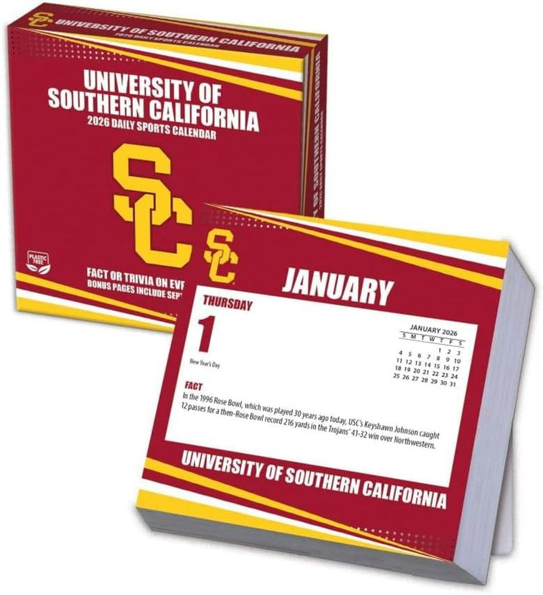 Turner Usc Trojans 2026 Daily Box Calendar