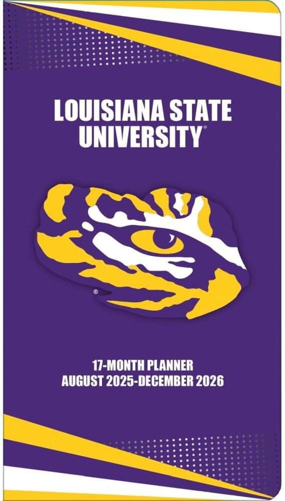 Turner LSU Tigers 2026 17-Month Pocket Planner