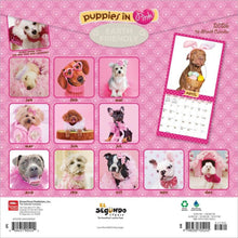 Load image into Gallery viewer, Browntrout Puppies in Pink 2026 12 x 12 Wall Calendar
