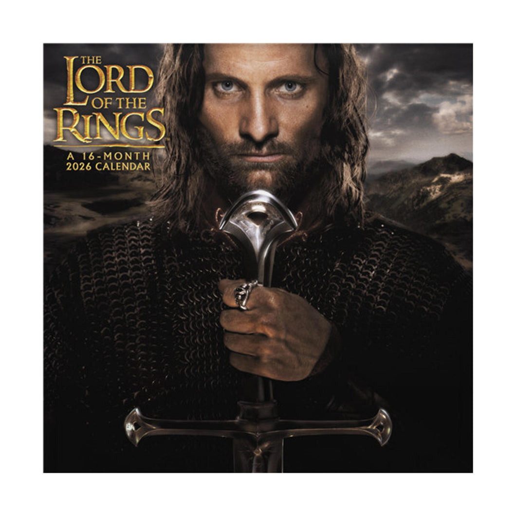 Trends International The Lord of the Rings 2026 12 x 12 Wall Calendar