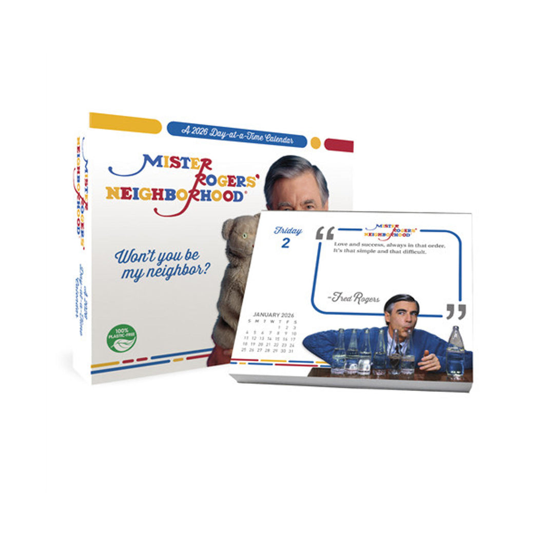 Trends International Mister Rogers 2026 Day-at-a-Time Box Calendar