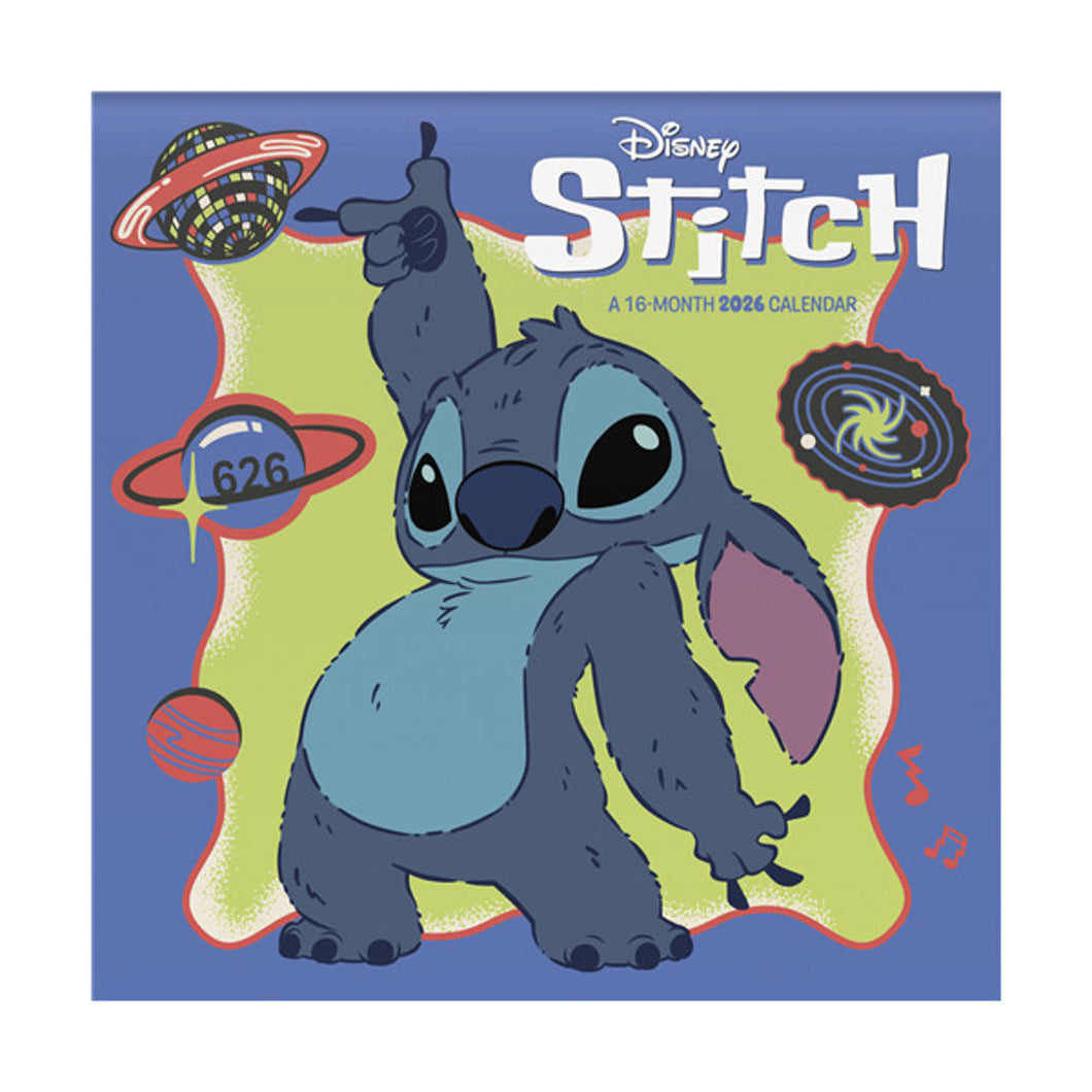 Trends International Stitch 2026 12 x 12 Wall Calendar