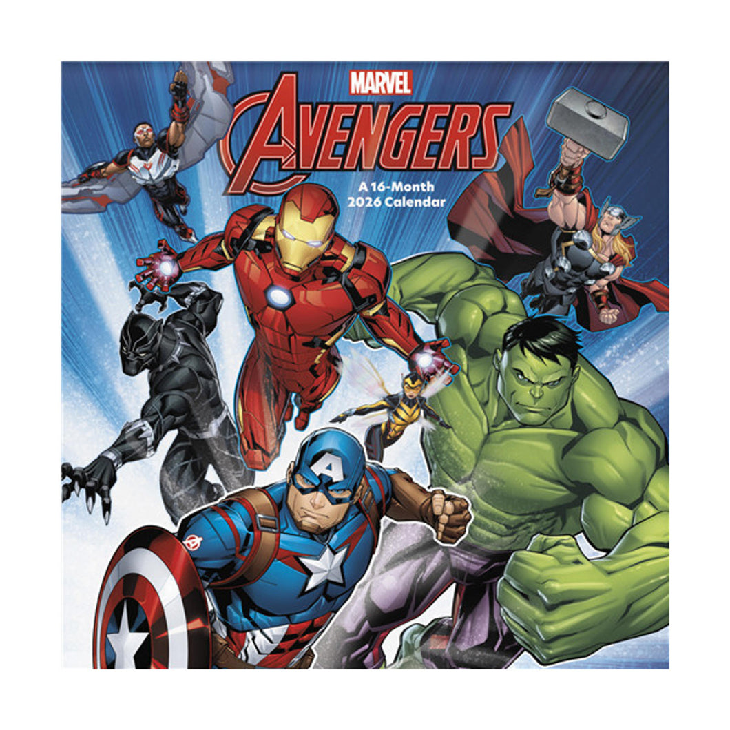 Trends International Avengers 2026 12 x 12 Wall Calendar