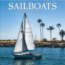 Load image into Gallery viewer, Turner Sailboats 12x12 Photo 2026 Wall Calendar
