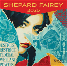 Load image into Gallery viewer, Universe Shepard Fairey 12x12 2026 Wall Calendar
