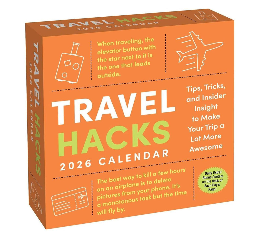 Andrews McMeel Travel Hacks 2026 Day-to-Day Calendar