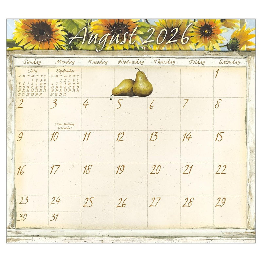 Legacy Life Itself 2026 Magnetic Calendar Pad