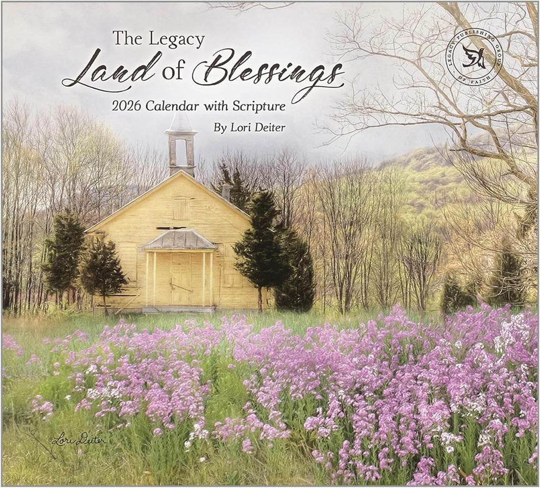 Legacy Land of Blessings 2026 Wall Calendar