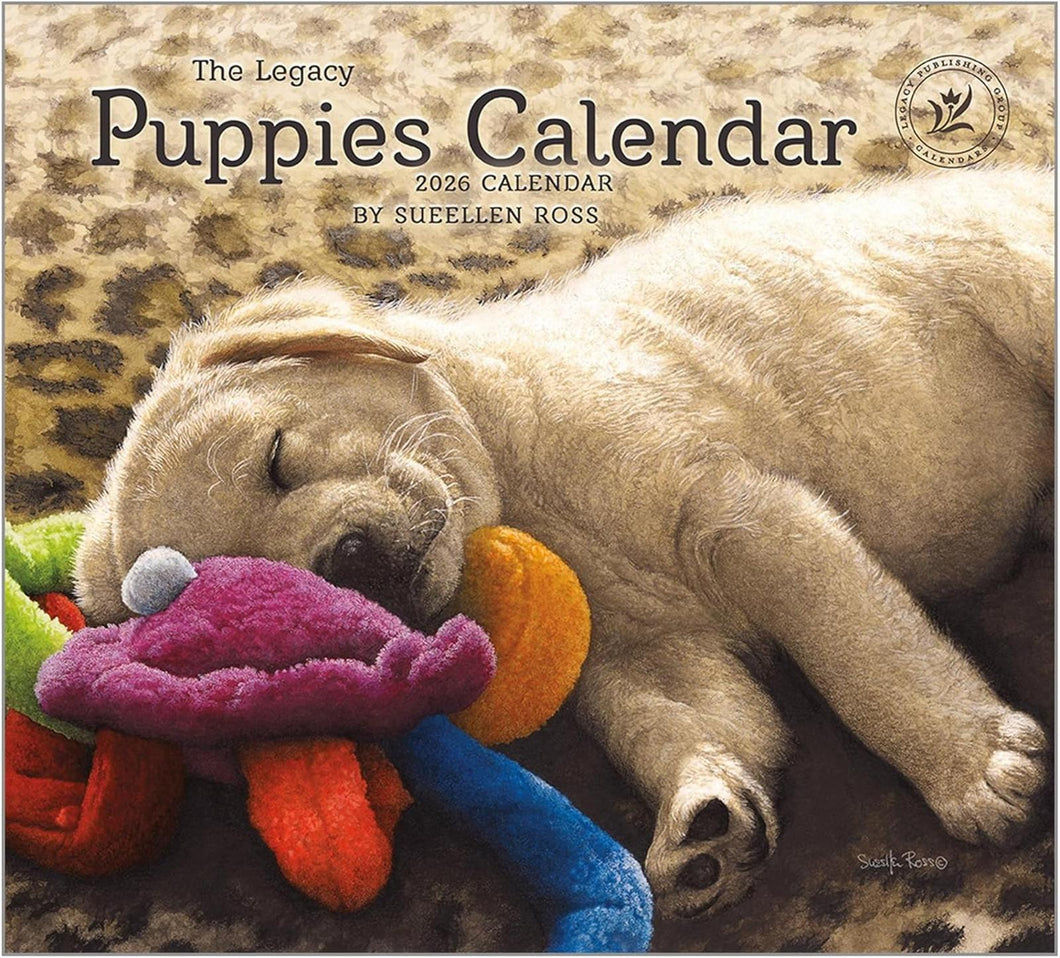 Legacy Puppies 2026 Wall Calendar