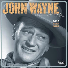 Load image into Gallery viewer, Browntrout John Wayne OFFICIAL 2026 7 x 7 Mini Calendar
