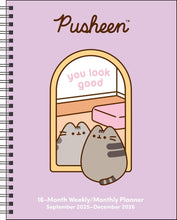 Load image into Gallery viewer, Andrews McMeel Pusheen 16-Month 2025-2026 Weekly/Monthly Planner Calendar
