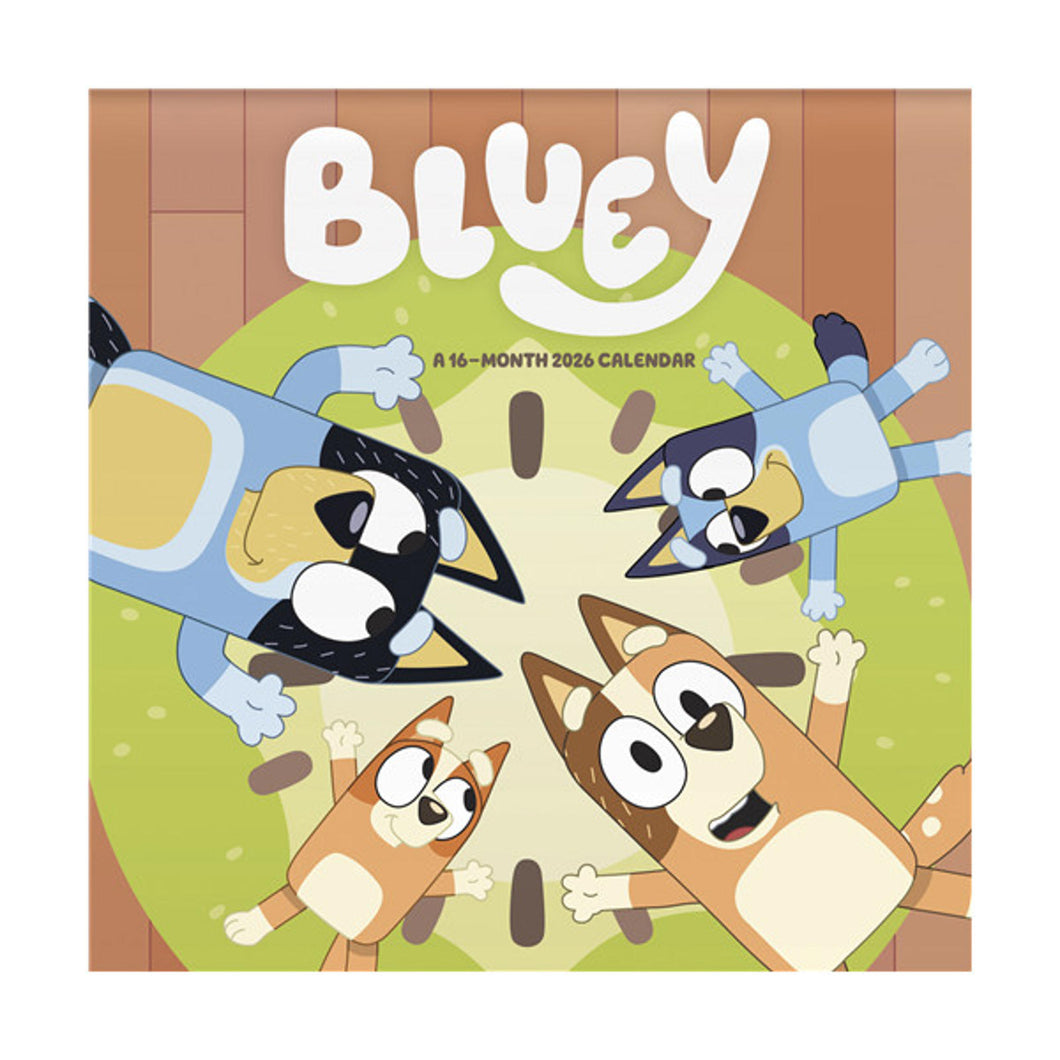 Trends International Bluey 2026 12 x 12 Wall Calendar