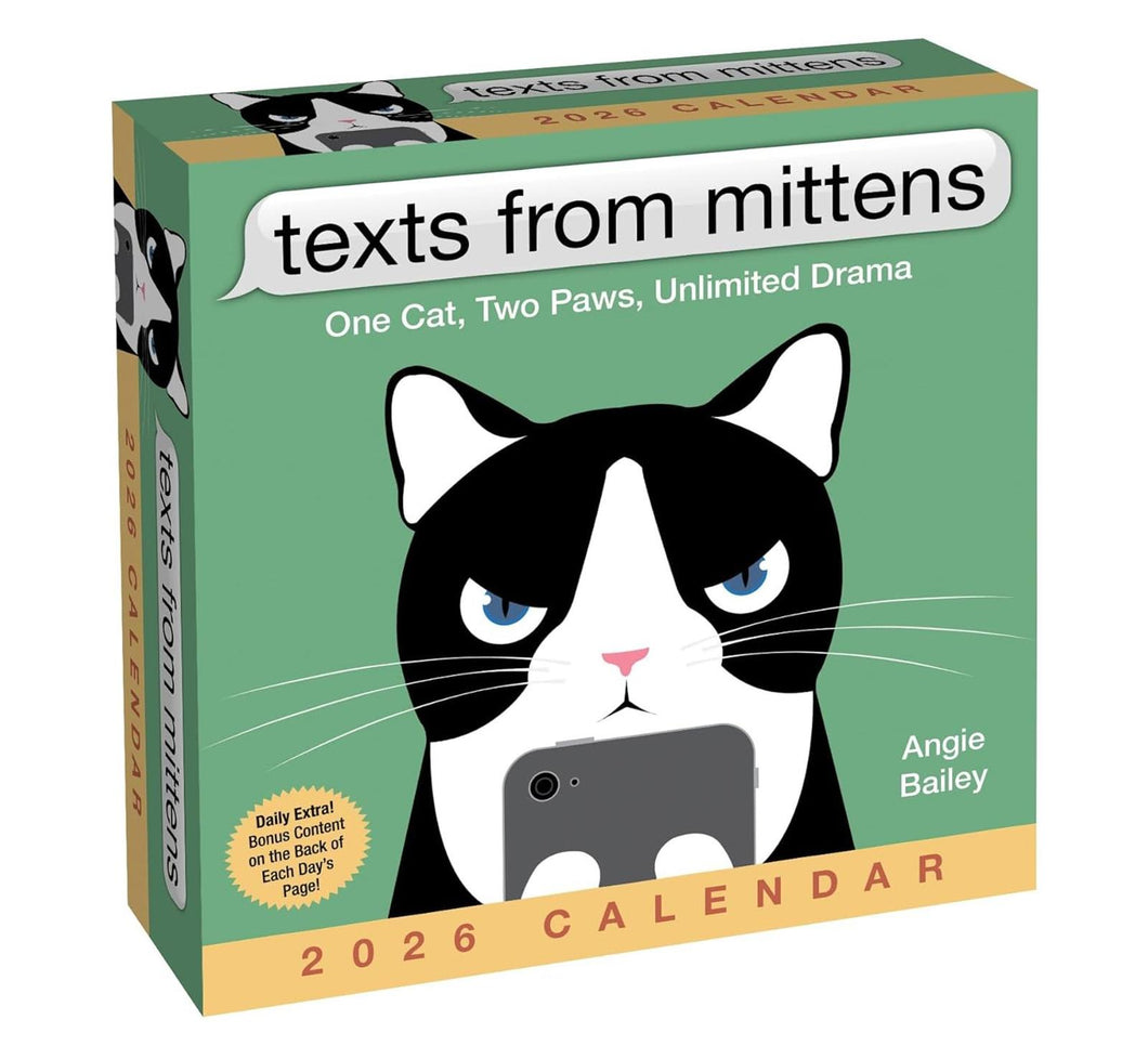 Andrews McMeel Texts from Mittens the Cat 2026 Day-to-Day Calendar