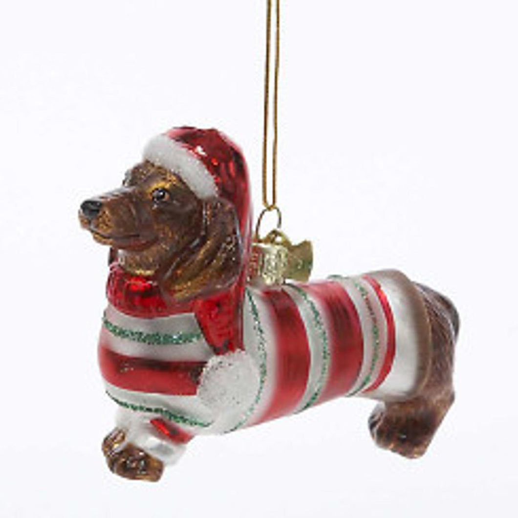 Noble Gems™ Dachshund Glass Ornament NB0313