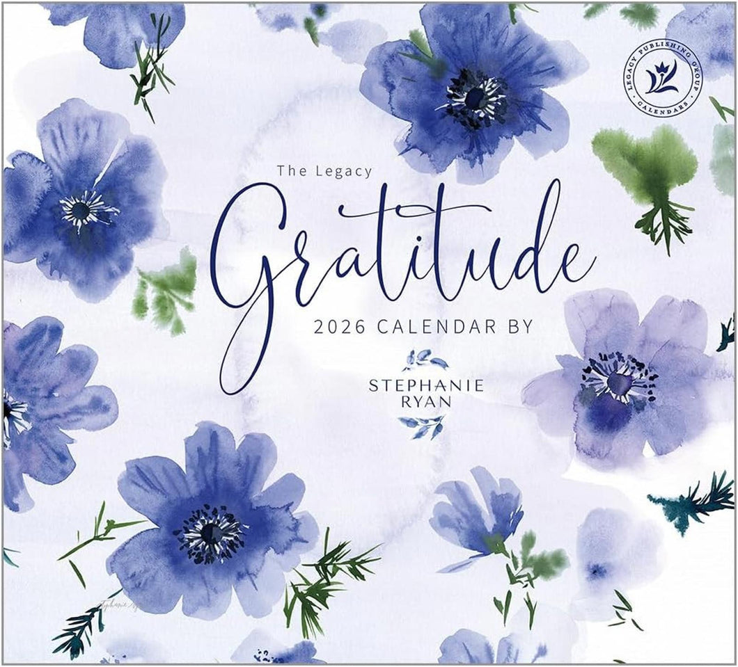 Legacy Gratitude 2026 Wall Calendar