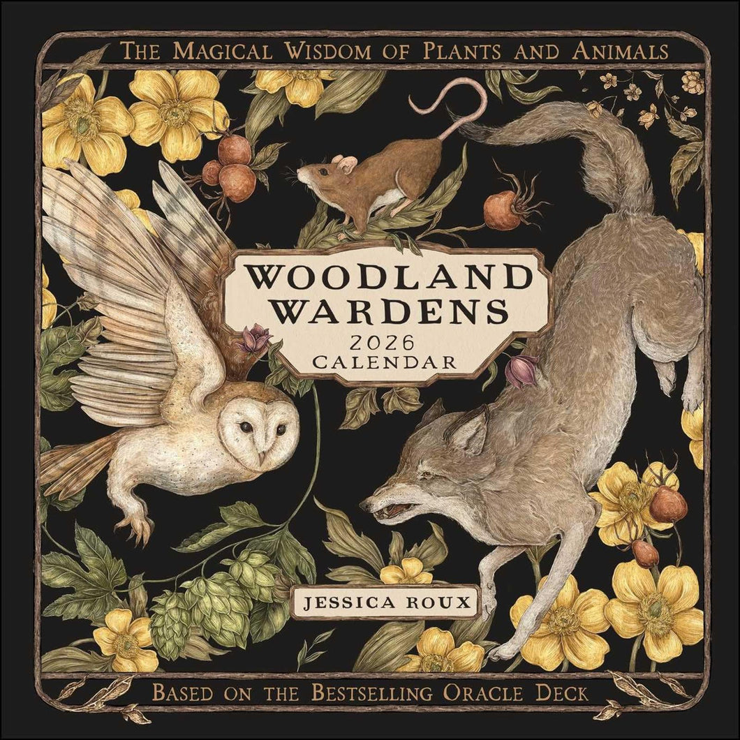 Amber Lotus Woodland Wardens 12x12 2026 Wall Calendar