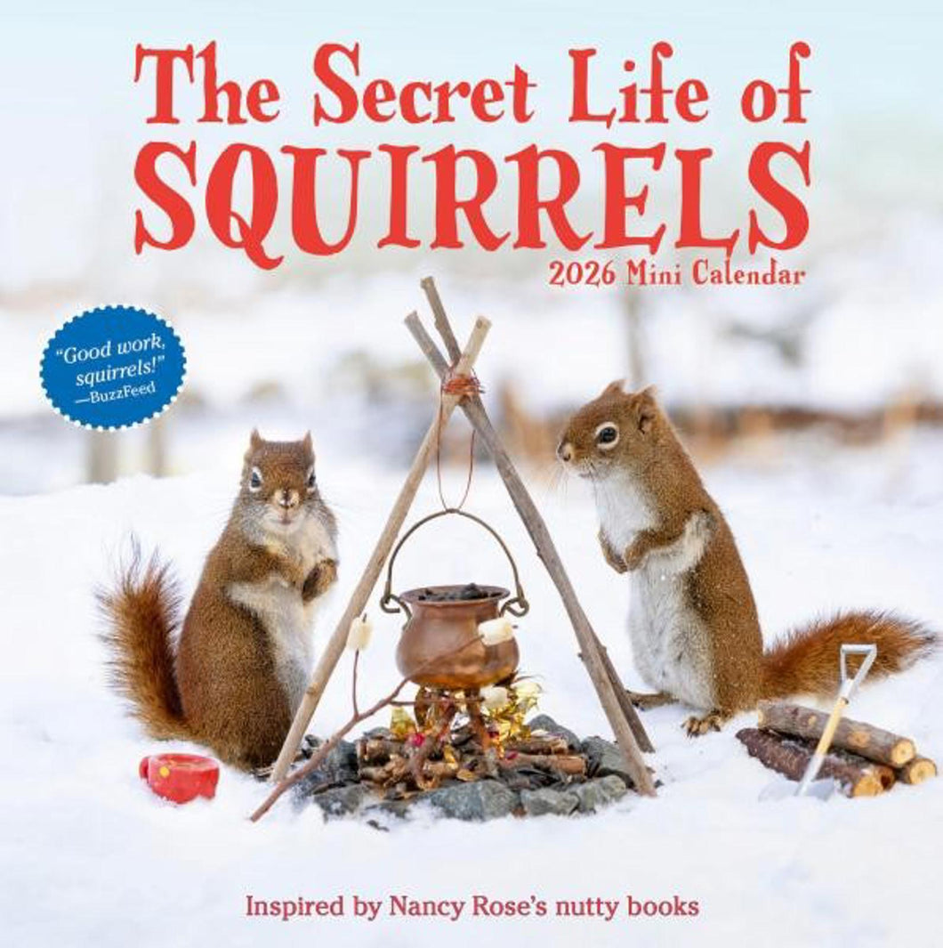 Workman Secret Life of Squirrels 2026 Mini Calendar