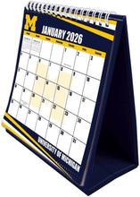 Load image into Gallery viewer, Turner Michigan Wolverines 2026 Easel Desk Calendar

