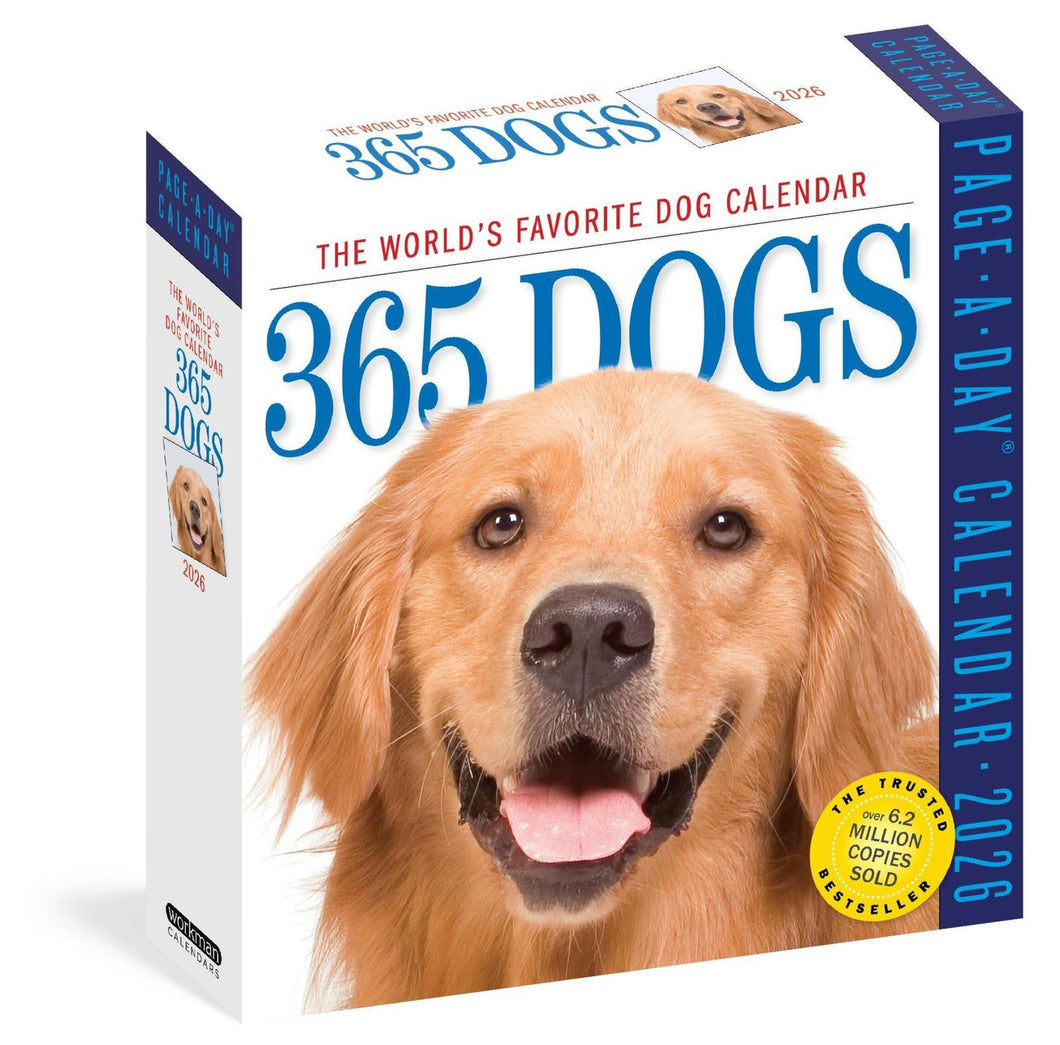 Workman 365 Dogs 2026 Page-A-Day Calendar