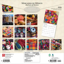 Load image into Gallery viewer, Browntrout Mercados de Mexico 2026 12 x 12 Wall Calendar
