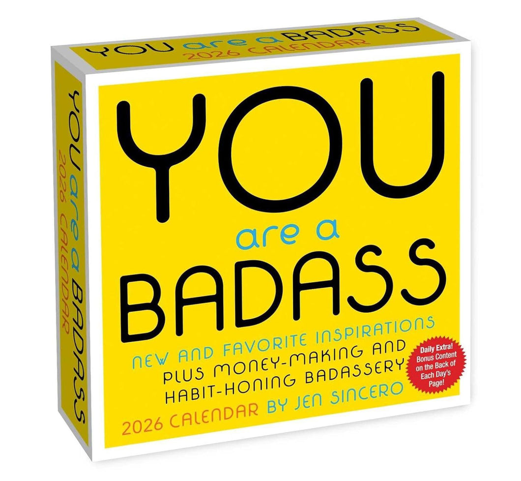 Andrews McMeel You Are a Badass 2026 Day-to-Day Calendar