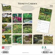 Load image into Gallery viewer, Browntrout Monet&#39;s Garden 2026 12 x 12 Wall Calendar
