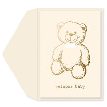 Load image into Gallery viewer, Graphique Teddy Bear Baby Card  w
