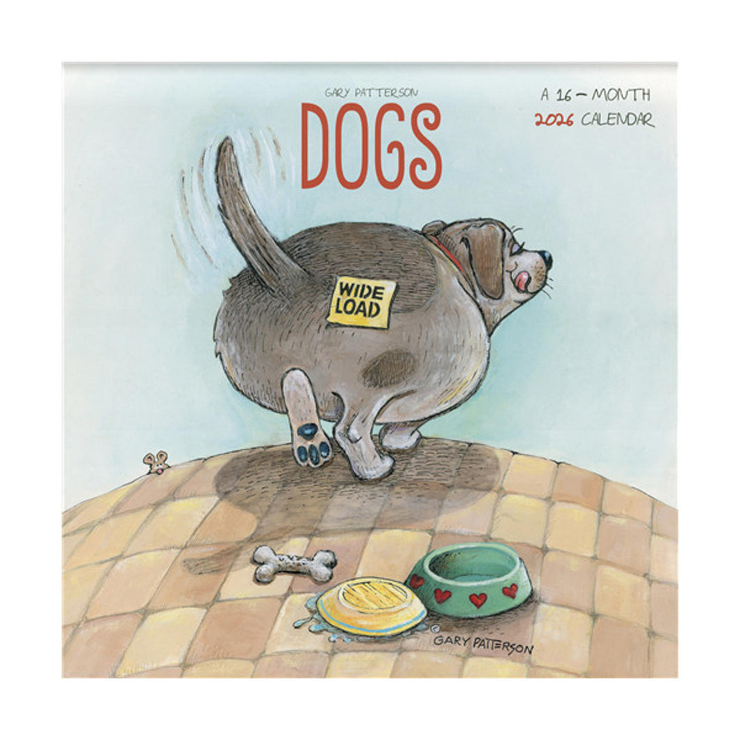 Trends International Gary Patterson - Dogs 2026 12 x 12 Wall Calendar