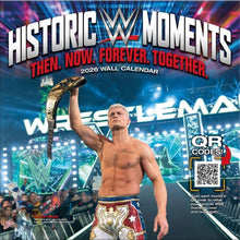 Load image into Gallery viewer, Turner WWE Historic Events 12x12 2026 Wall Calendar
