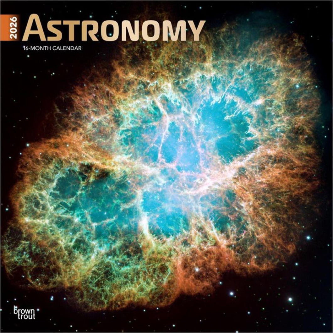 Browntrout Astronomy 2026 12 x 12 Wall Calendar