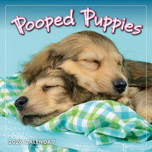 Load image into Gallery viewer, Sellers Publishing Pooped Puppies 2026 7 x 7 Mini Calendar
