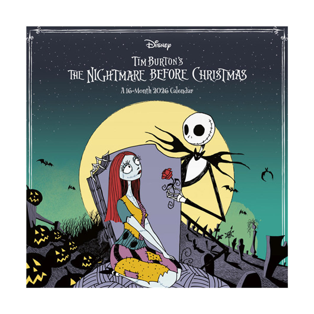 Trends International Nightmare Before Christmas 2026 7 x 7 Mini Calendar