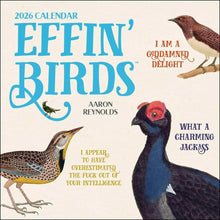 Load image into Gallery viewer, Andrews McMeel Effin&#39; Birds 12x12 2026 Wall Calendar
