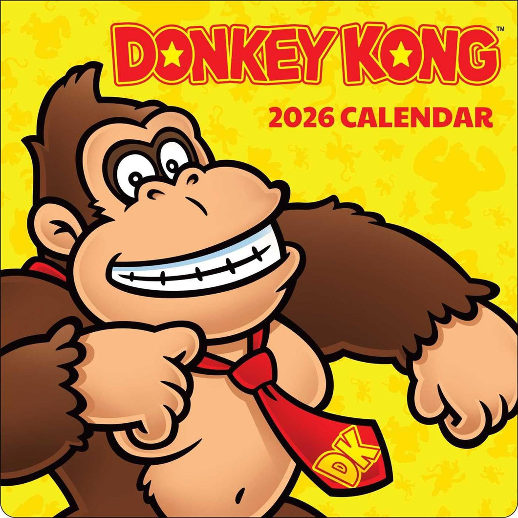 Harry Abrams Donkey Kong 12x12 2026 Wall Calendar
