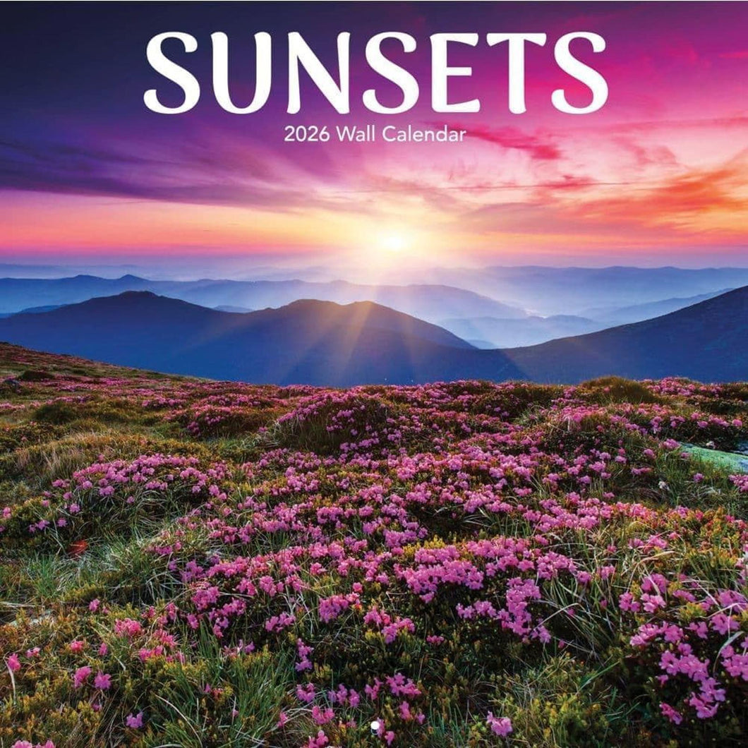 Turner Sunsets 12x12 Photo 2026 Wall Calendar
