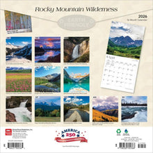 Load image into Gallery viewer, Browntrout Rocky Mountain Wilderness 2026 12 x 12 Wall Calendar
