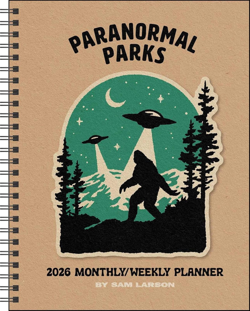 Andrews McMeel Paranormal Parks 12-Month 2026 Monthly/Weekly Planner Calendar