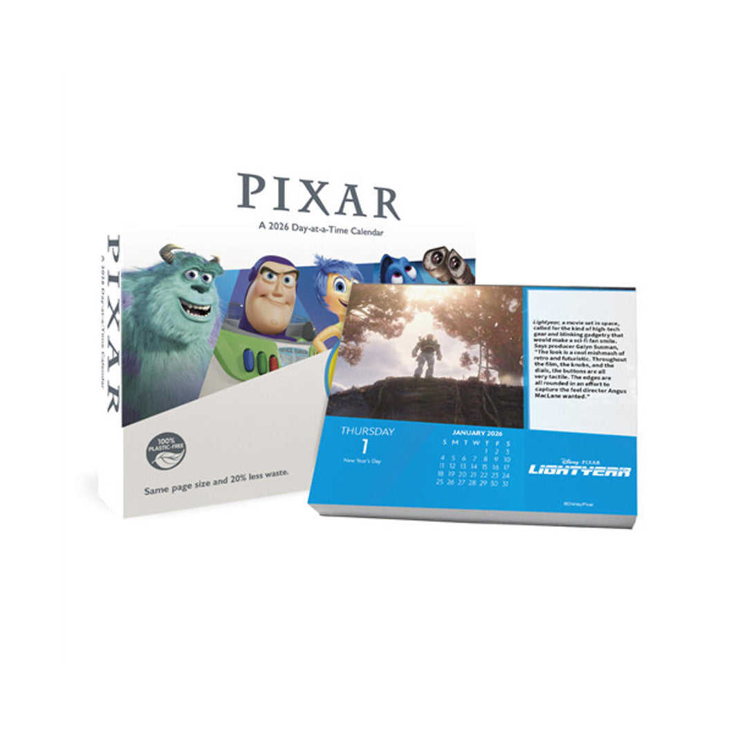 Trends International Disney Pixar 2026 Day-at-a-Time Box Calendar