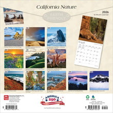 Load image into Gallery viewer, Browntrout California Nature 2026 12 x 12 Wall Calendar
