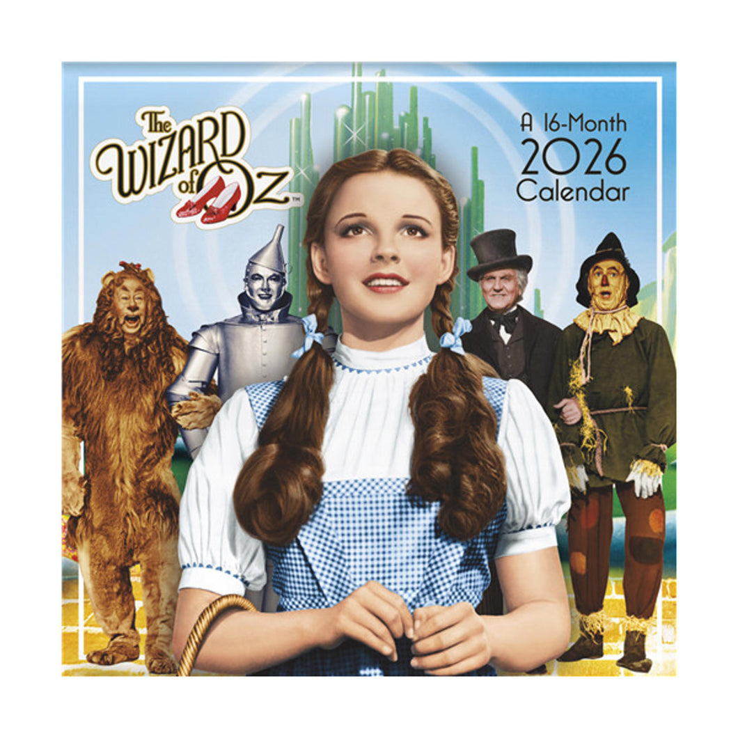 Trends International The Wizard of Oz 2026 12 x 12 Wall Calendar