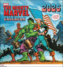 Load image into Gallery viewer, Harry Abrams Mighty Marvel 12x12 2026 Wall Calendar
