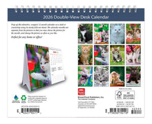 Load image into Gallery viewer, Browntrout Kittens 2026 Double-View Easel Desk Calendar
