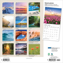 Load image into Gallery viewer, Browntrout Motivation 2026 12 x 12 Wall Calendar

