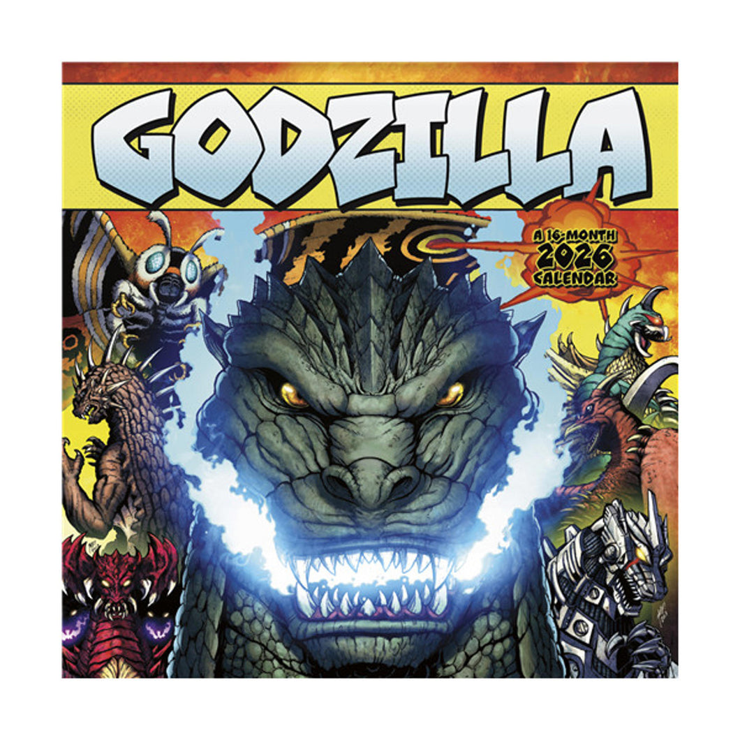 Trends International Godzilla - Classic 2026 12 x 12 Wall Calendar