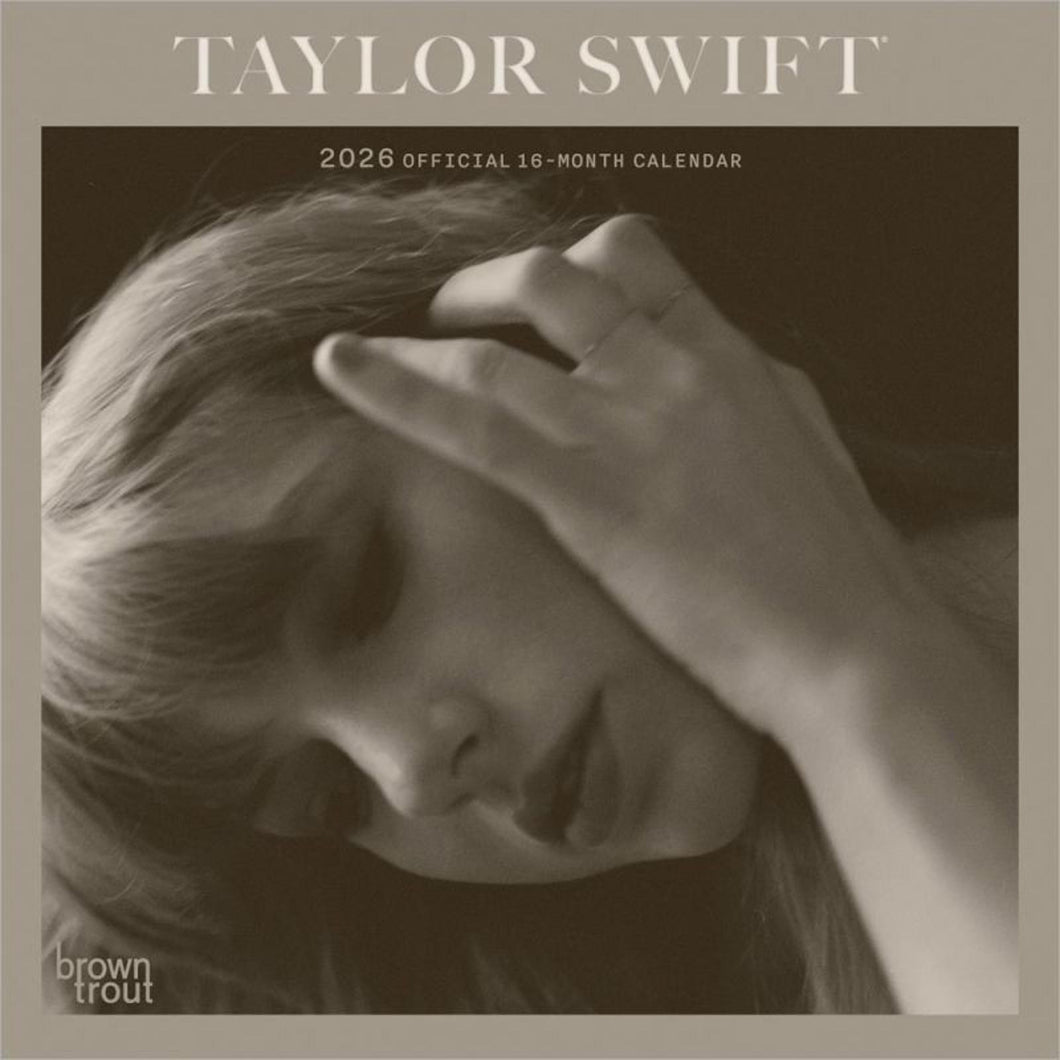 Browntrout Taylor Swift OFFICIAL 2026 7 x 7 Mini Calendar